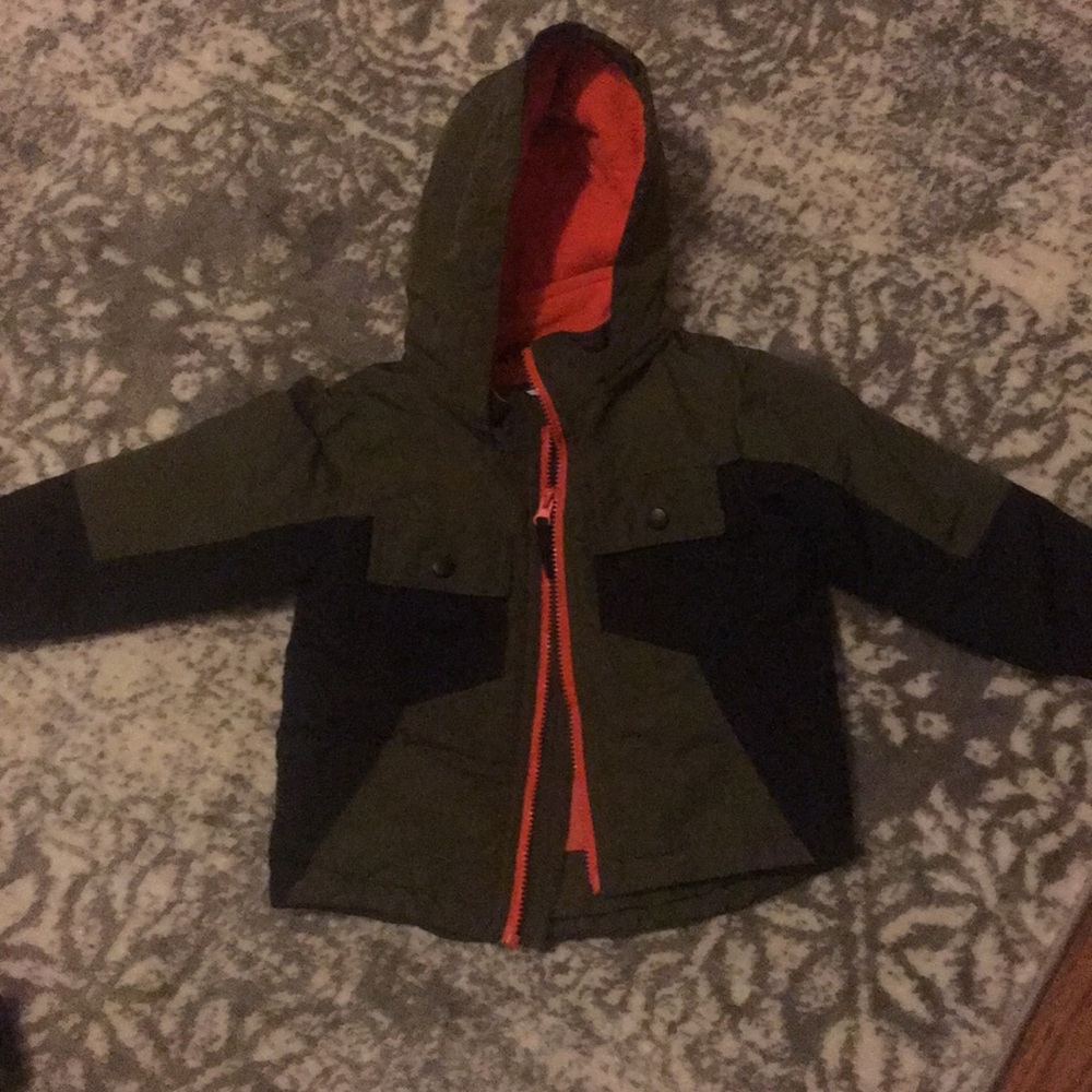 Dark green and black jacket!